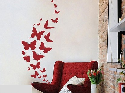 Декор бабочками на стене: делаем своими руками | уральские-газоны.рф