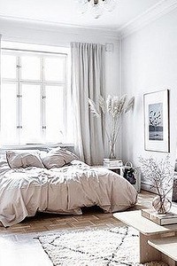 Скандинавский стиль в интерьере спальни: 50 красивых примеров