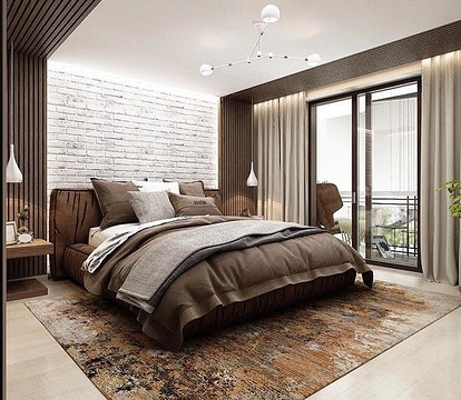 Дизайн спальни в частном доме ( фото): обзор красивых вариантов