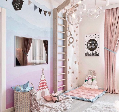 Маленькая детская комната — идеи уютной планировки +60 фото