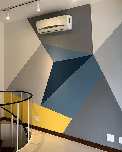 Покраска стен в интерьере 2023: дизайн, сочетания цветов, 30 фото
