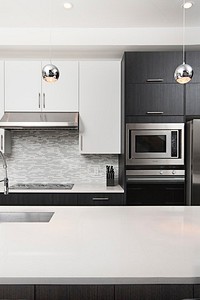 Дизайн черно-белой кухни: 80 контрастных и очень стильных идей