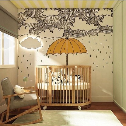 Рисунки на стене в детской комнате на стене (55 фото) » рисунки для срисовки на апекс124.рф