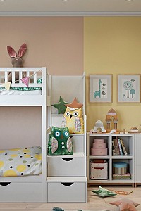 Каким цветом покрасить стены в детской комнате: креативные варианты и советы по выбору краски