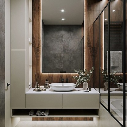 Дизайнерские зеркала для ванной