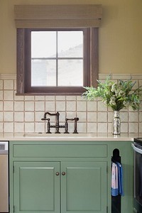 Небанальный выбор: фисташковый цвет в интерьере кухни (70 фото)