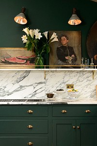 Красивые кухни в зеленом цвете: правила оформления и 73 фото