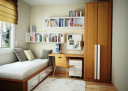 Интерьер очень маленькой комнаты: 20 идей для студенческих общежитий
