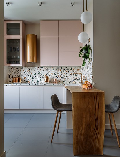 Это модно: 6 двухцветных кухонь из дизайнерских проектов | centerforstrategy.ru