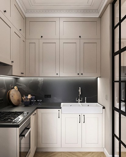 Кухонный гарнитур для кухни 6 кв. м: идеи дизайна + фото