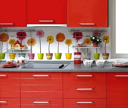 Дизайн кухонного помещения с ПВХ панелями