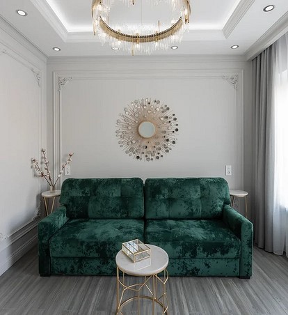 Изумрудный цвет в интерьере: фотоидей идеального сочетания в разных комнатах | paraskevat.ru