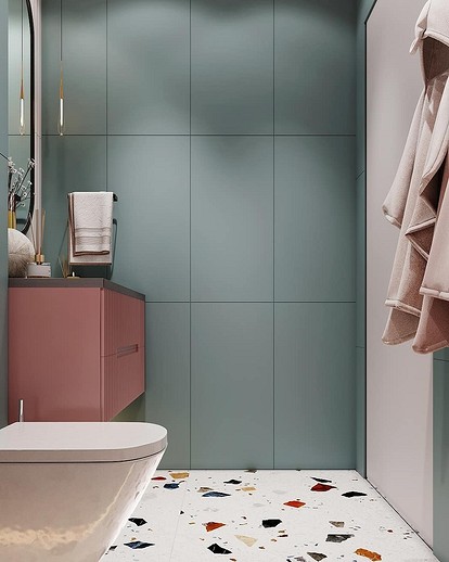 Идеи для маленьких ванных комнат: керамическая плитка или покраска