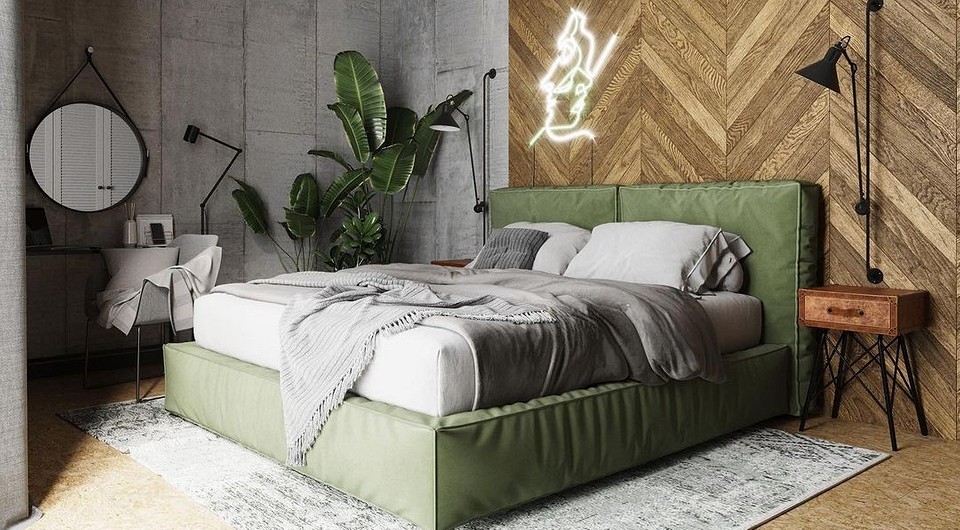 Фото: Дизайн спальни - Интерьер квартиры в классическом стиле в ЖК �«Времена года», 61 кв.м.