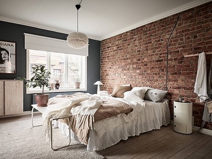 5 потрясающих спален с акцентной стеной | 40teremok.ru