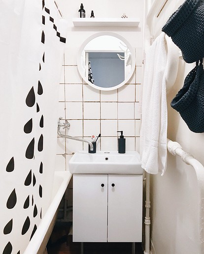 Дизайн ванной комнаты в хрущевке ( фото): интерьер со стиральной машиной и туалетом