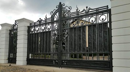 Ворота и калитки для частного дома ( фото) » НА ДАЧЕ ФОТО