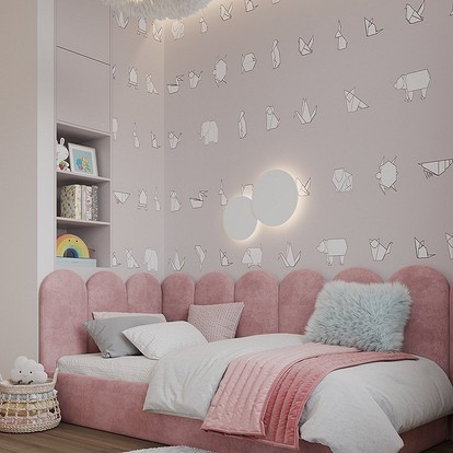 Дизайнерские обои для детской спальни: самые красивые варианты