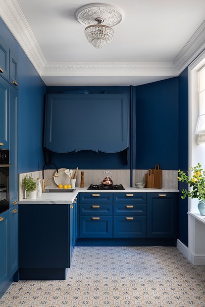Синяя кухня