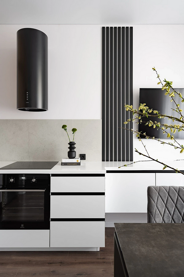 Кухни черного и черно-белого цвета в интерьере - советы, фото | Мебельная фабрика 