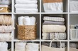 6 красивых и практичных идей для хранения текстиля дома