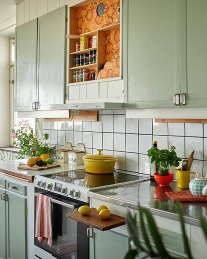 Обои на кухню: 50 фото идей, как преобразить ваш интерьер