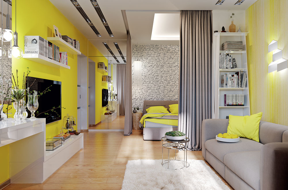 Дизайн однокомнатной квартиры: 100 лучших идей для интерьера, фото