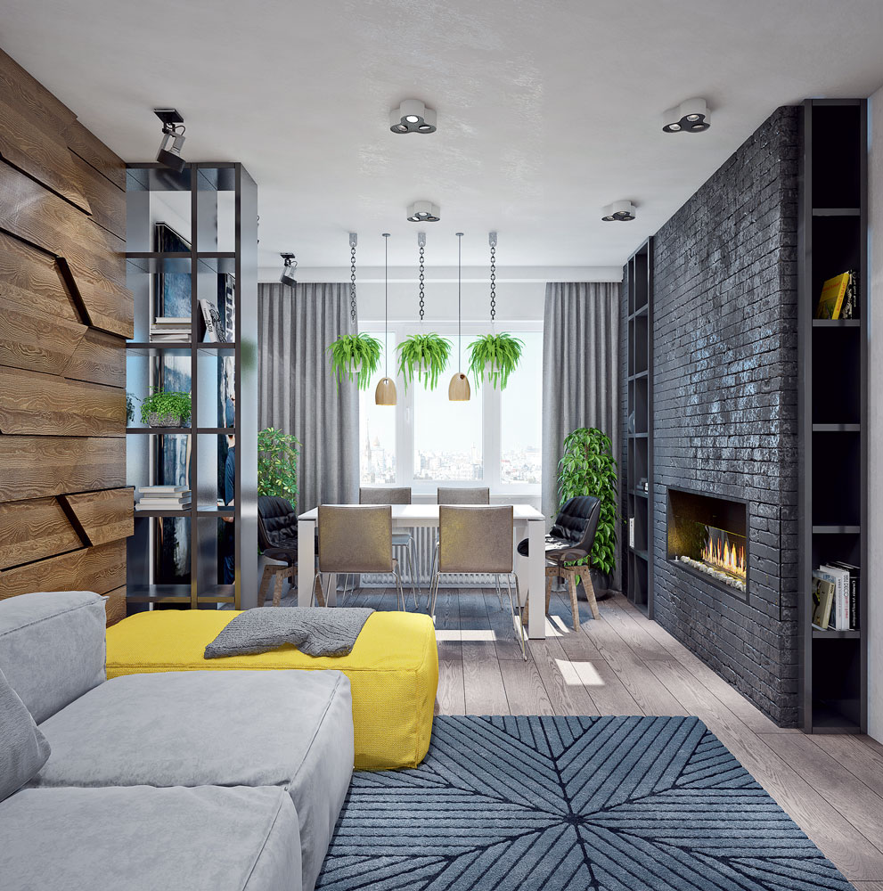 Дизайн трехкомнатных квартир, примеры с фото