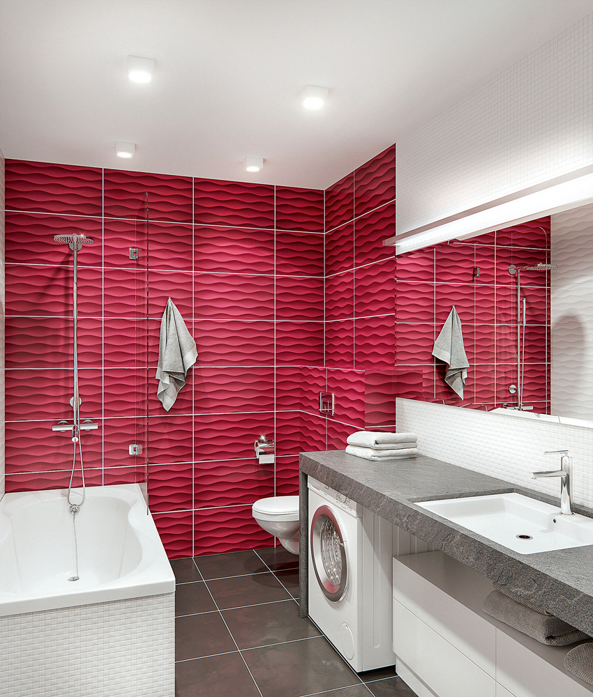 Дизайн ванных комнат в Москве — специалистов по дизайну ванной, отзывов на Профи