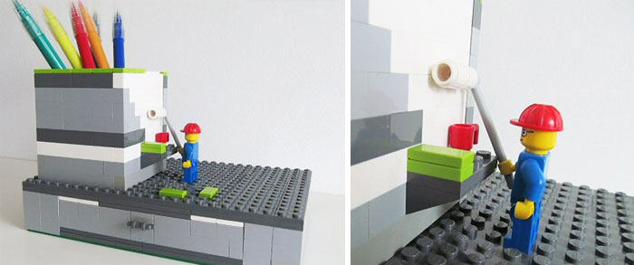 18 крутых идей, как использовать старые конструкторы LEGO и другие игрушки
