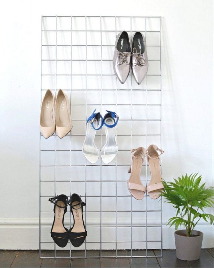 Стильное решение для хранение женской обуви: фото