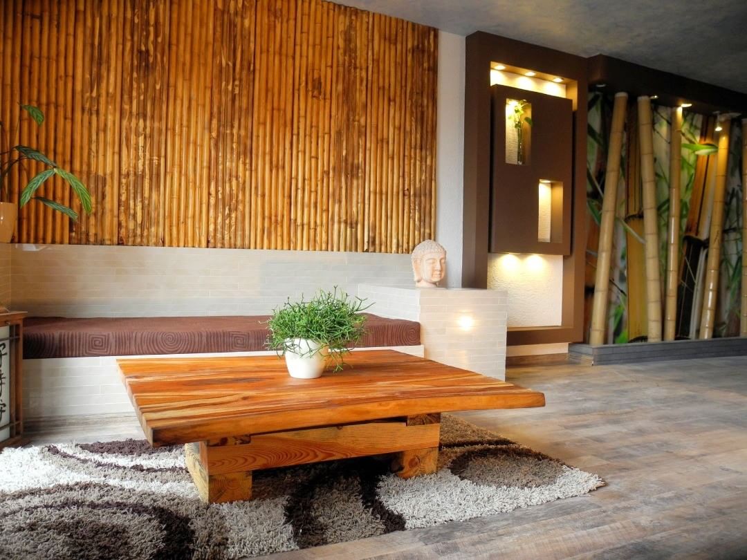 Декор из бамбука на стену (65 фото)
