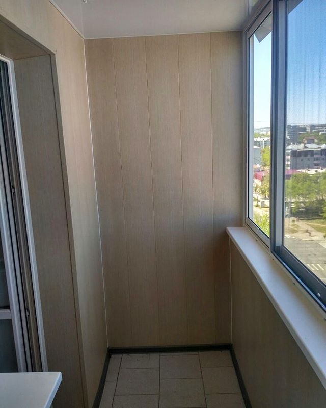 Отделка балкона МДФ панелями: инструкция по шагам