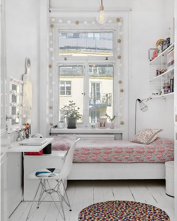 Маленькая спальня в скандинавском стиле